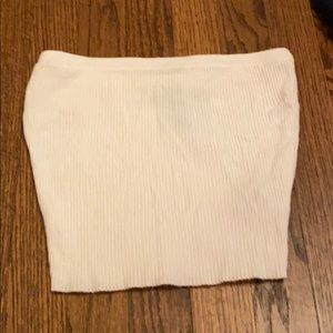 forever 21 white tube top